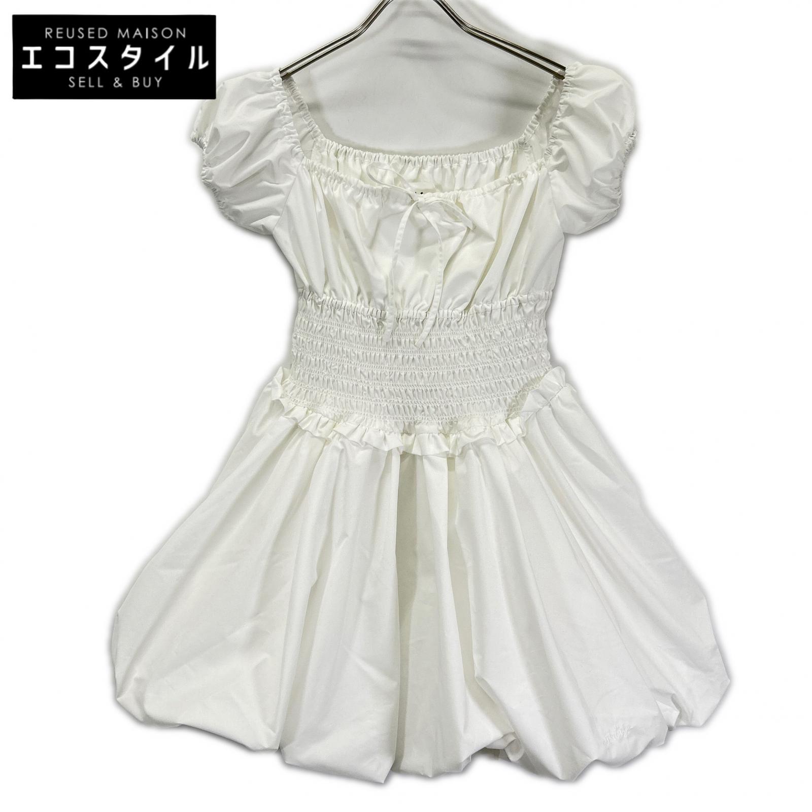 Bibiy ビビィ B60-OP146 ホワイト ELODIE MINI DRESS ワンピース ワンピース