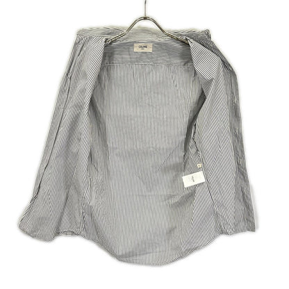 CELINE セリーヌ 2C211030F ホワイト エディ期 コットン シャツ ブラウス トップス
