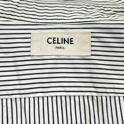 CELINE セリーヌ 2C211030F ホワイト エディ期 コットン シャツ ブラウス トップス