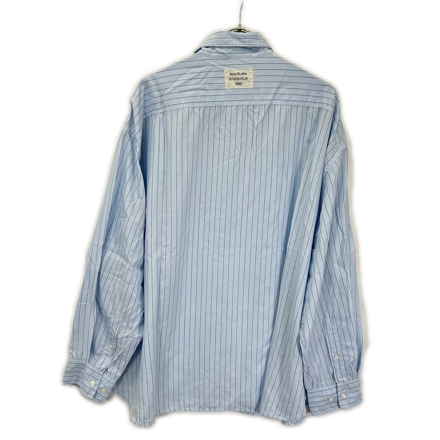 ACNE STUDIOS アクネ ストゥディオズ RW-MN-SHIR000033 ブルー ストライプボタンアップシャツ トップス