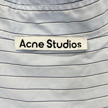 ACNE STUDIOS アクネ ストゥディオズ RW-MN-SHIR000033 ブルー ストライプボタンアップシャツ トップス