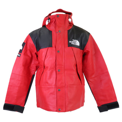 THE NORTH FACE ノースフェイス ｘSupremeシュプリーム【新品/国内正規/18AW】NP61807I Leather Mountain Parka ラムレザー マウンテンパーカー ジャケット