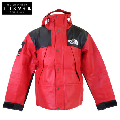 THE NORTH FACE ノースフェイス ｘSupremeシュプリーム【新品/国内正規/18AW】NP61807I Leather Mountain Parka ラムレザー マウンテンパーカー ジャケット