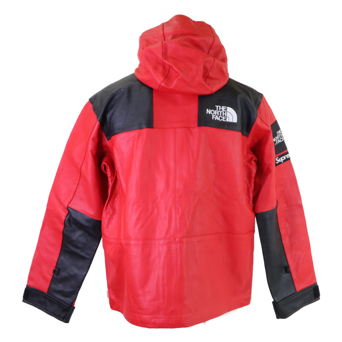 THE NORTH FACE ノースフェイス ｘSupremeシュプリーム【新品/国内正規/18AW】NP61807I Leather Mountain Parka ラムレザー マウンテンパーカー ジャケット