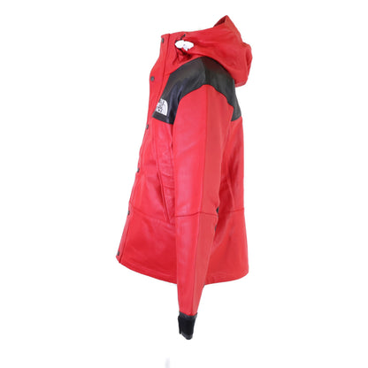 THE NORTH FACE ノースフェイス ｘSupremeシュプリーム【新品/国内正規/18AW】NP61807I Leather Mountain Parka ラムレザー マウンテンパーカー ジャケット