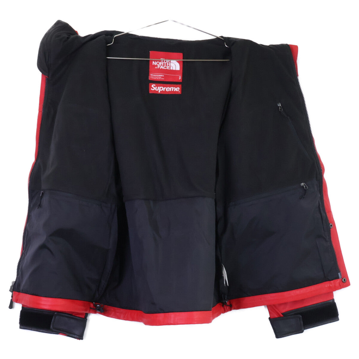 THE NORTH FACE ノースフェイス ｘSupremeシュプリーム【新品/国内正規/18AW】NP61807I Leather Mountain Parka ラムレザー マウンテンパーカー ジャケット