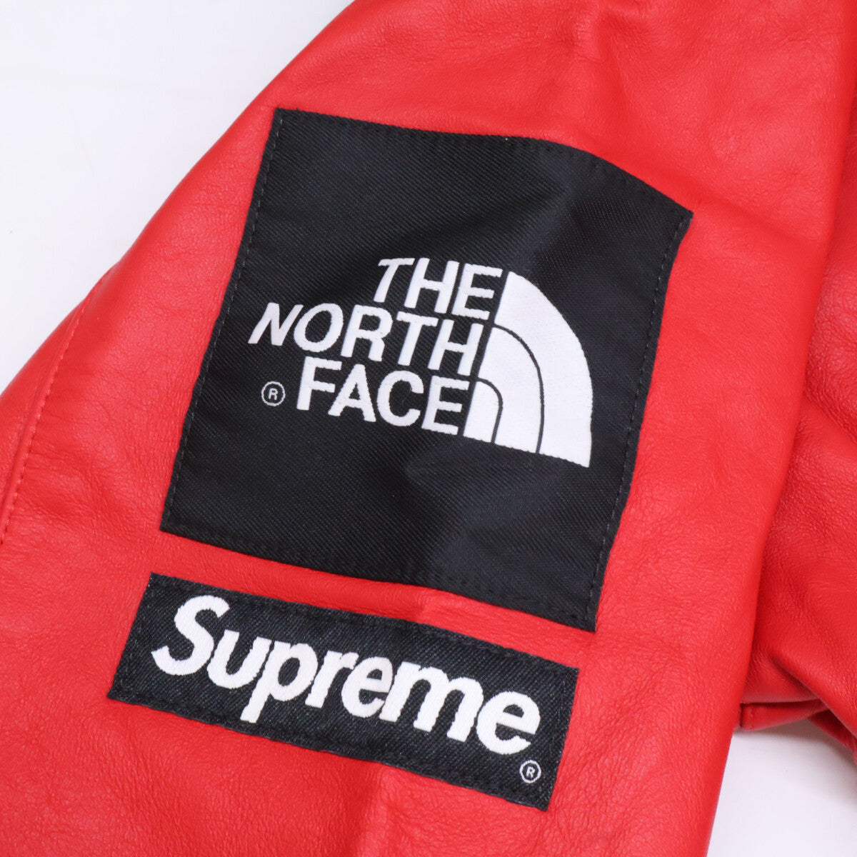 THE NORTH FACE ノースフェイス ｘSupremeシュプリーム【新品/国内正規/18AW】NP61807I Leather Mountain Parka ラムレザー マウンテンパーカー ジャケット