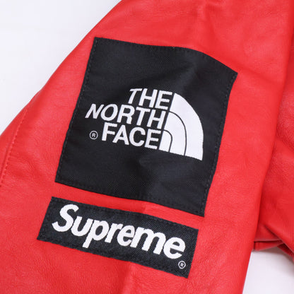 THE NORTH FACE ノースフェイス ｘSupremeシュプリーム【新品/国内正規/18AW】NP61807I Leather Mountain Parka ラムレザー マウンテンパーカー ジャケット