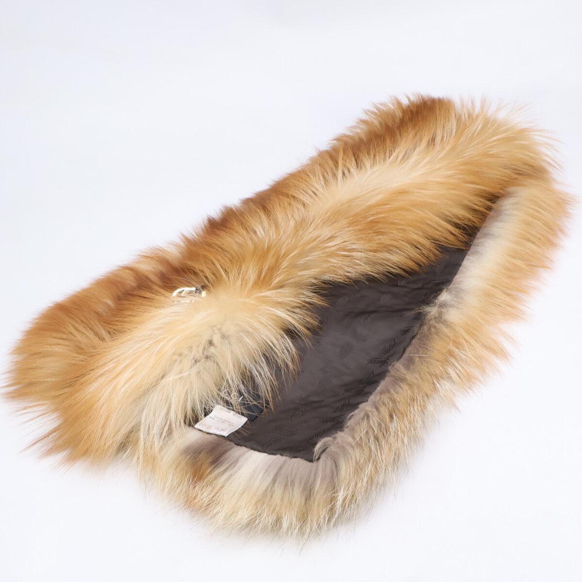 GUCCI グッチ 【美品/国内正規】166008.XP155 GG金具 フォックスファー ティペット マフラー