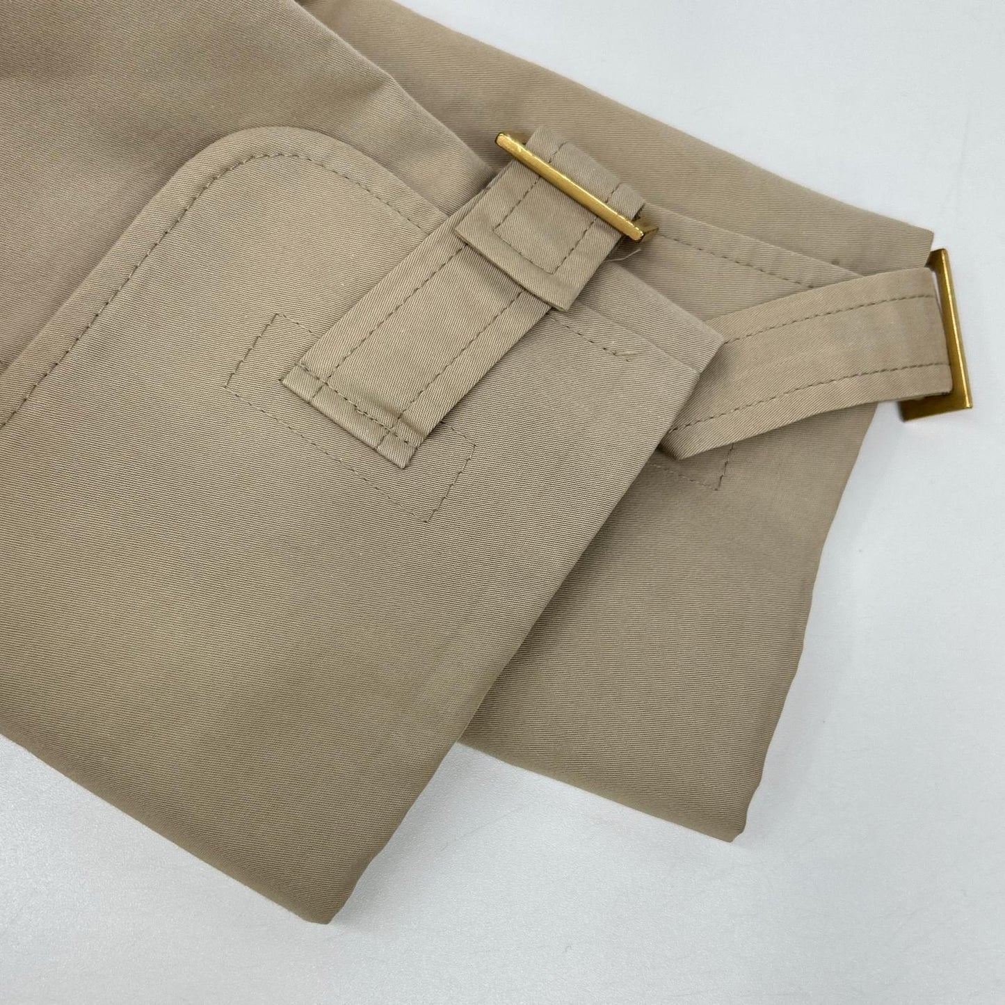 GUCCI グッチ 118107 ZF073 トム・フォード期 アイボリー ベルテッド ロングトレンチコート コート