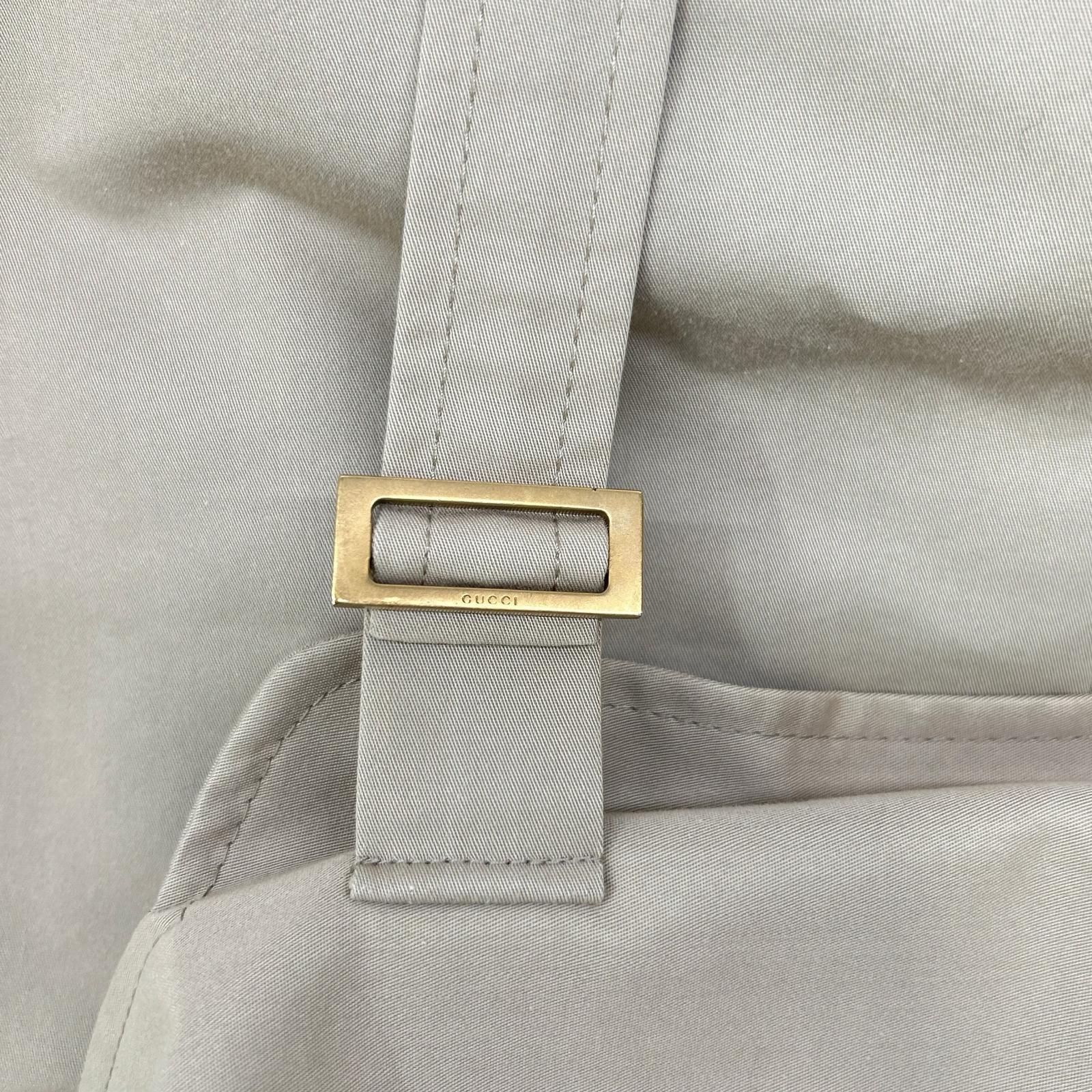 GUCCI グッチ 118107 ZF073 トム・フォード期 アイボリー ベルテッド ロングトレンチコート コート