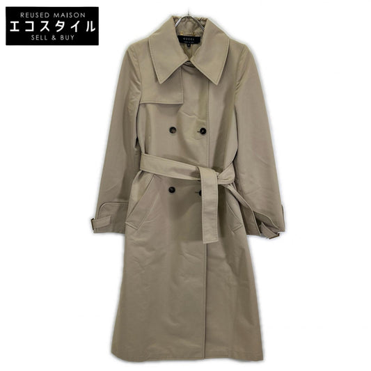 GUCCI グッチ 118107 ZF073 トム・フォード期 アイボリー ベルテッド ロングトレンチコート コート