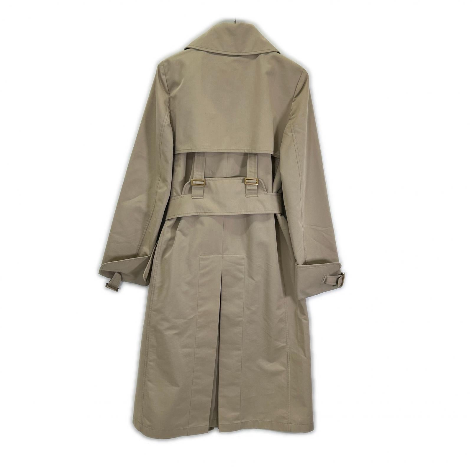 GUCCI グッチ 118107 ZF073 トム・フォード期 アイボリー ベルテッド ロングトレンチコート コート