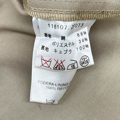 GUCCI グッチ 118107 ZF073 トム・フォード期 アイボリー ベルテッド ロングトレンチコート コート