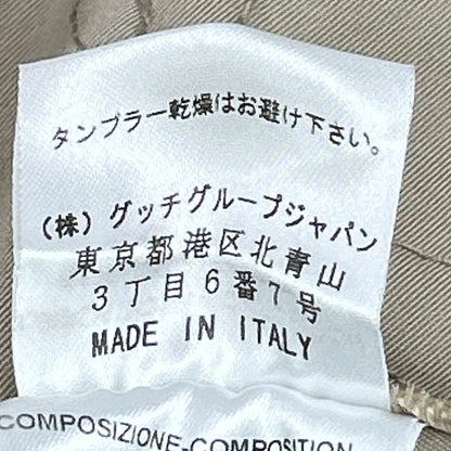 GUCCI グッチ 118107 ZF073 トム・フォード期 アイボリー ベルテッド ロングトレンチコート コート
