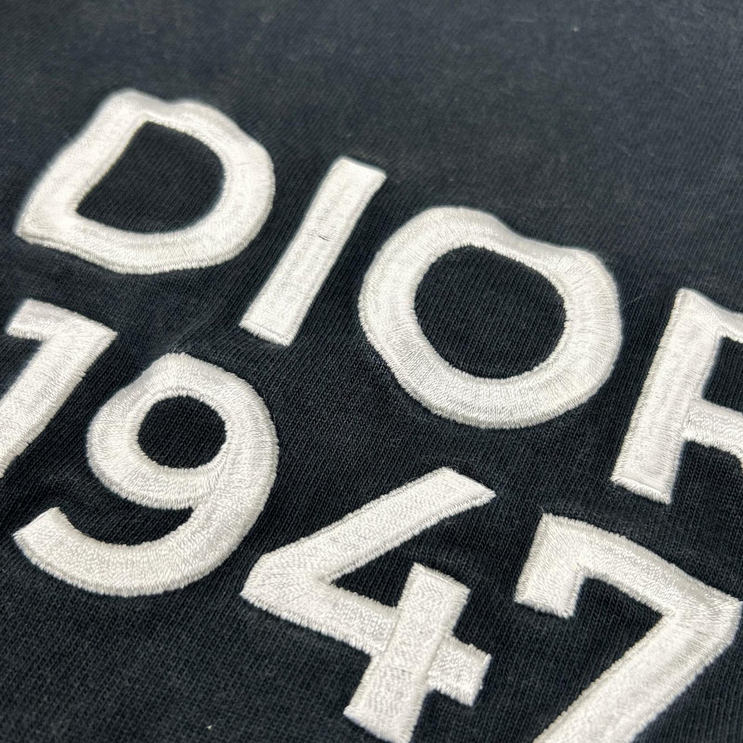 Dior HOMME ディオールオム 24SS 413J696F0554 ブラック コットン ロゴ Tシャツ トップス