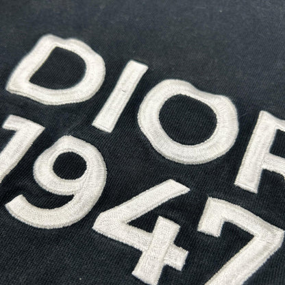 Dior HOMME ディオールオム 24SS 413J696F0554 ブラック コットン ロゴ Tシャツ トップス