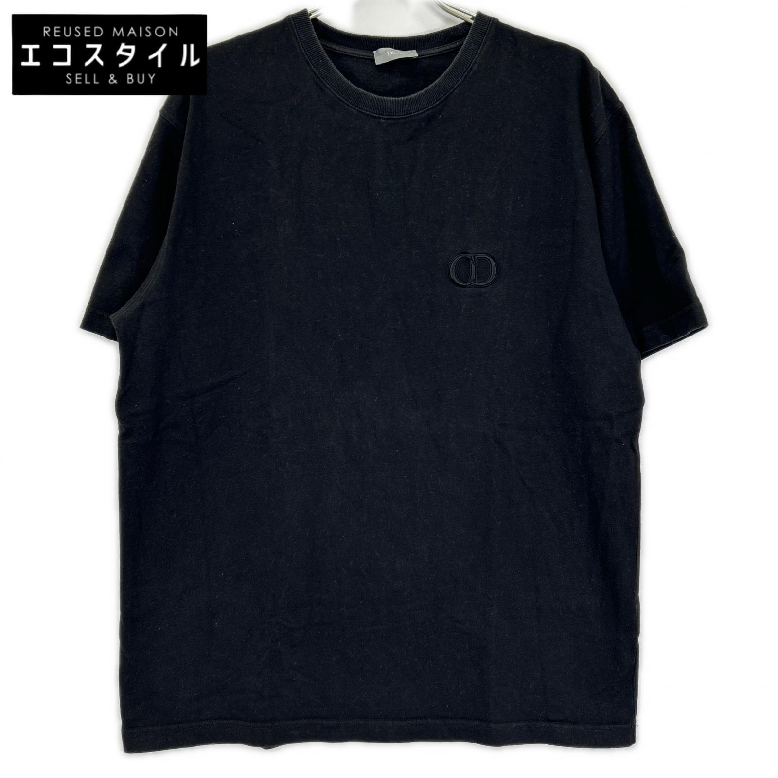 DIOR ディオール 943J605A0554 ブラック CD Icon Tシャツ トップス