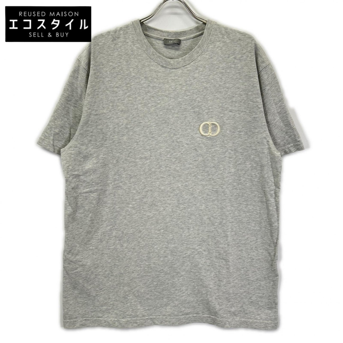 DIOR ディオール 943J605A0554 グレー CD Icon Tシャツ トップス