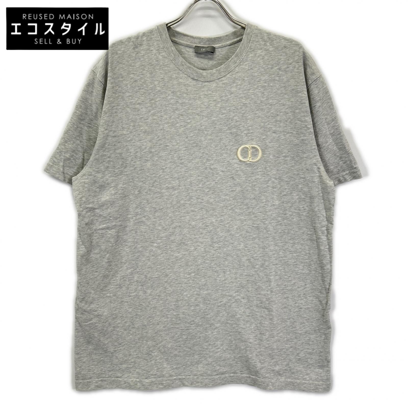 DIOR ディオール 943J605A0554 グレー CD Icon Tシャツ トップス