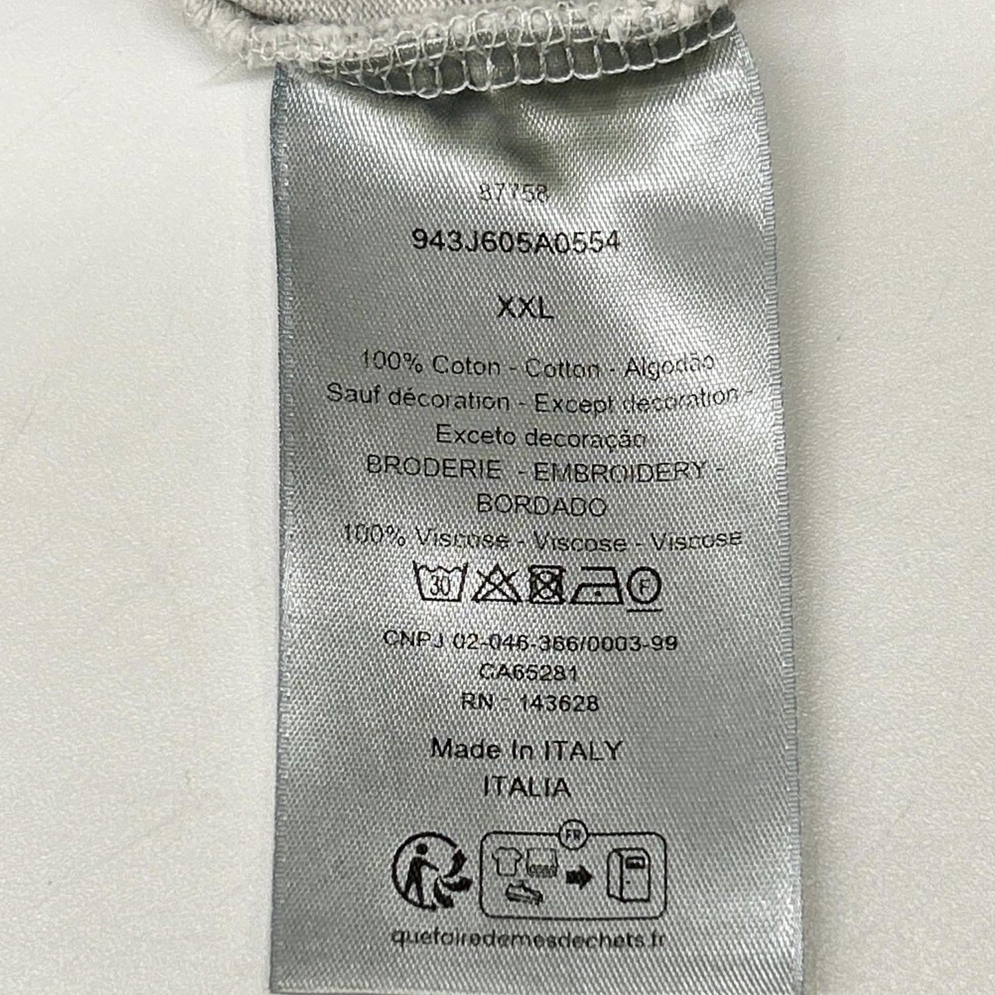 DIOR ディオール 943J605A0554 グレー CD Icon Tシャツ トップス