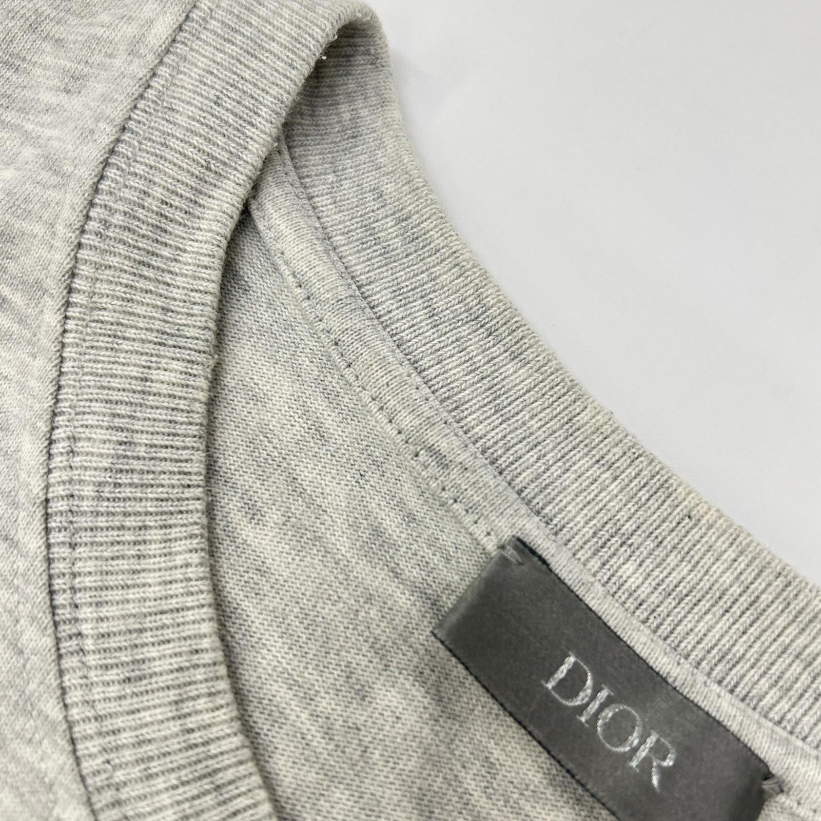 DIOR ディオール 943J605A0554 グレー CD Icon Tシャツ トップス
