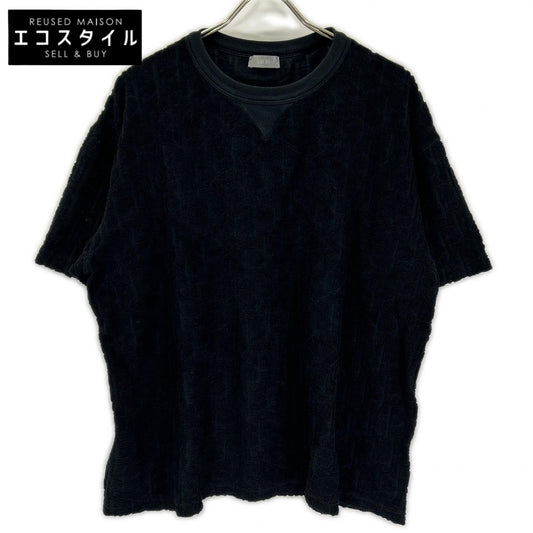 DIOR ディオール 21SS 113J692A0614 ブラック オブリーク パイル Tシャツ トップス