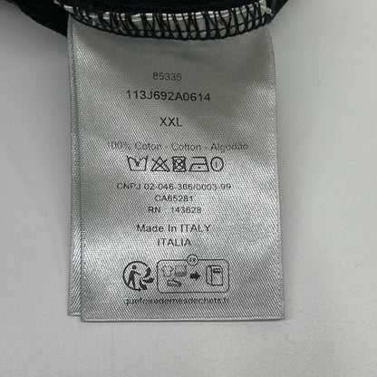 DIOR ディオール 21SS 113J692A0614 ブラック オブリーク パイル Tシャツ トップス