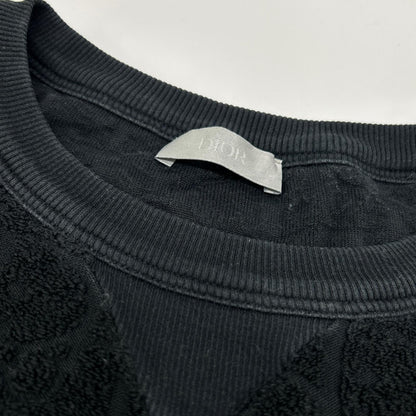 DIOR ディオール 21SS 113J692A0614 ブラック オブリーク パイル Tシャツ トップス