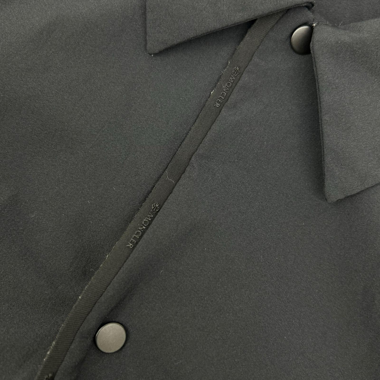 MONCLER モンクレール 23年 GIRARDIN ブラック ナイロン シャツジャケット ジャケット