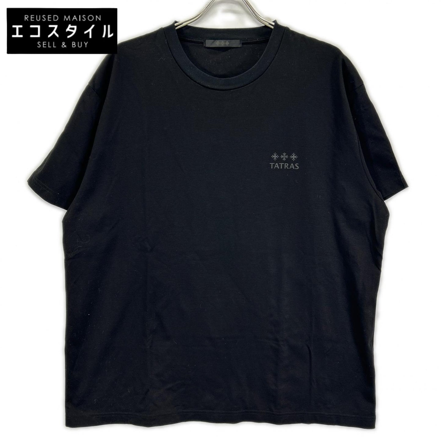 TATRAS タトラス MTAT24S8239 ブラック EION Tシャツ トップス
