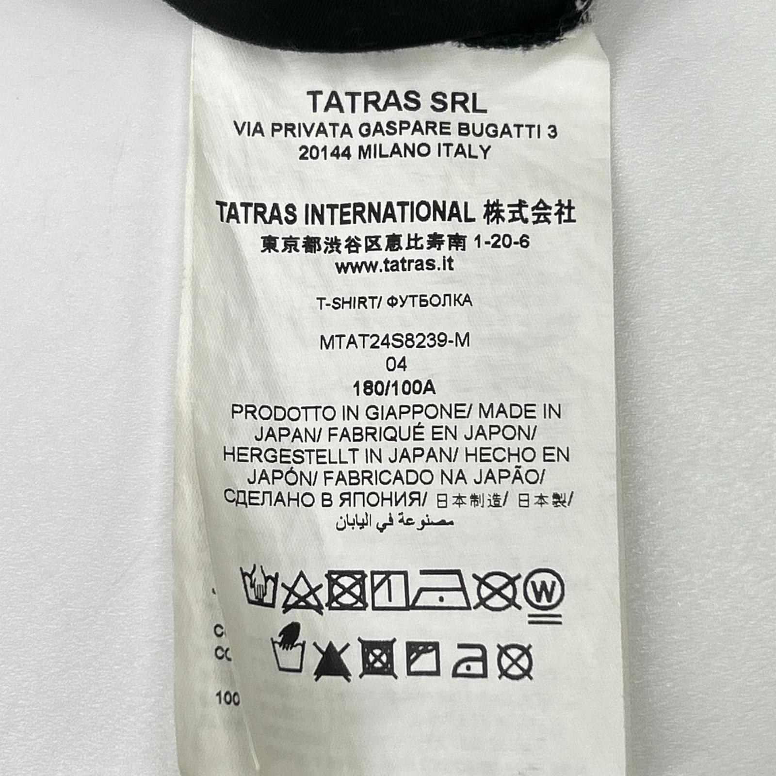 TATRAS タトラス MTAT24S8239 ブラック EION Tシャツ トップス