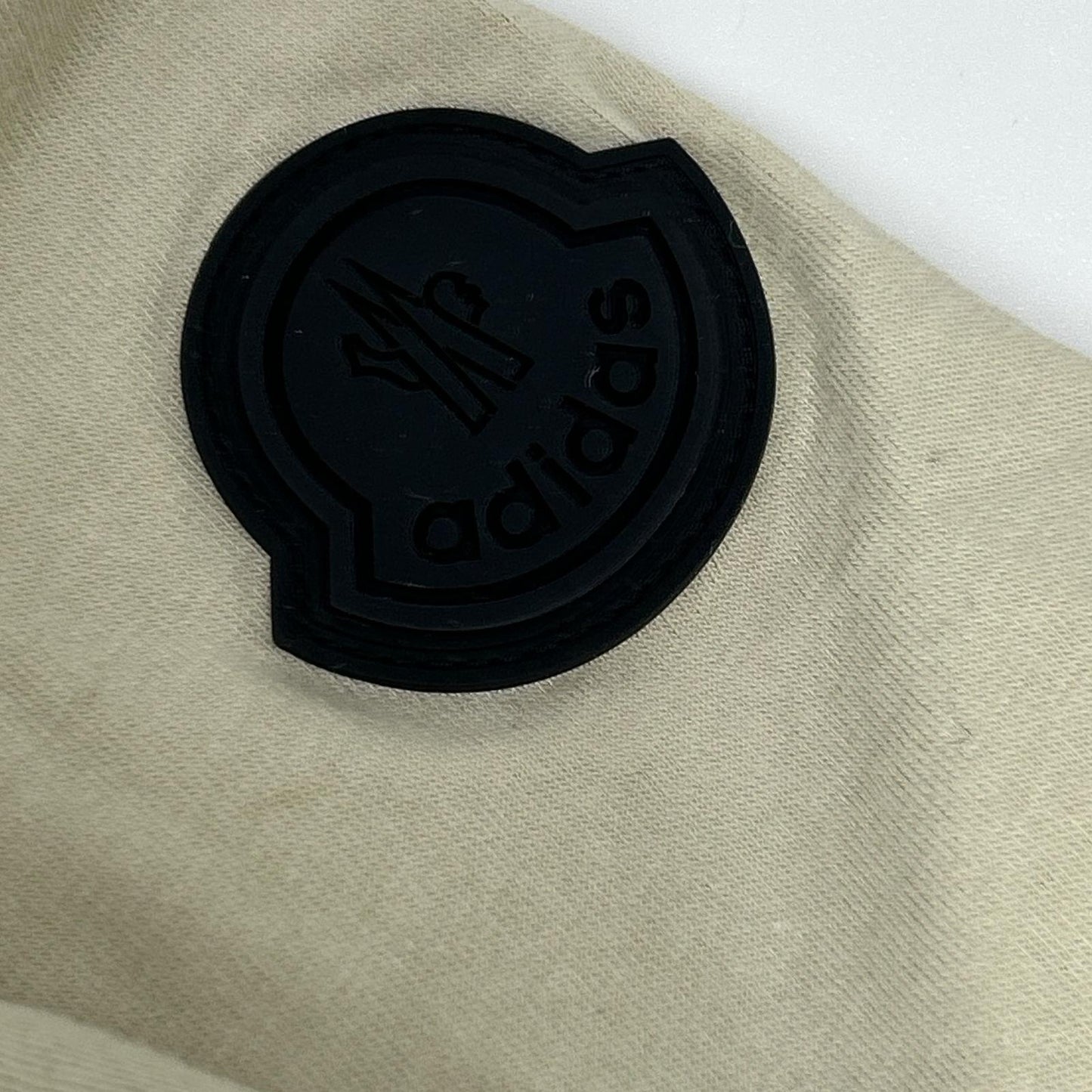 MONCLER モンクレール ジーニアス×アディダス 22年 ブラック 切り替えTシャツ トップス