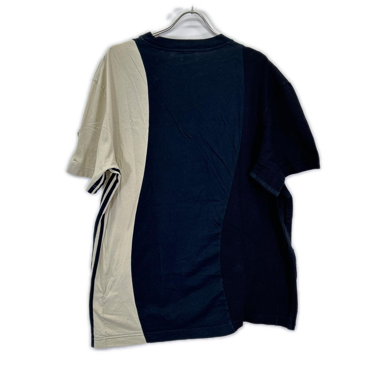 MONCLER モンクレール ジーニアス×アディダス 22年 ブラック 切り替えTシャツ トップス