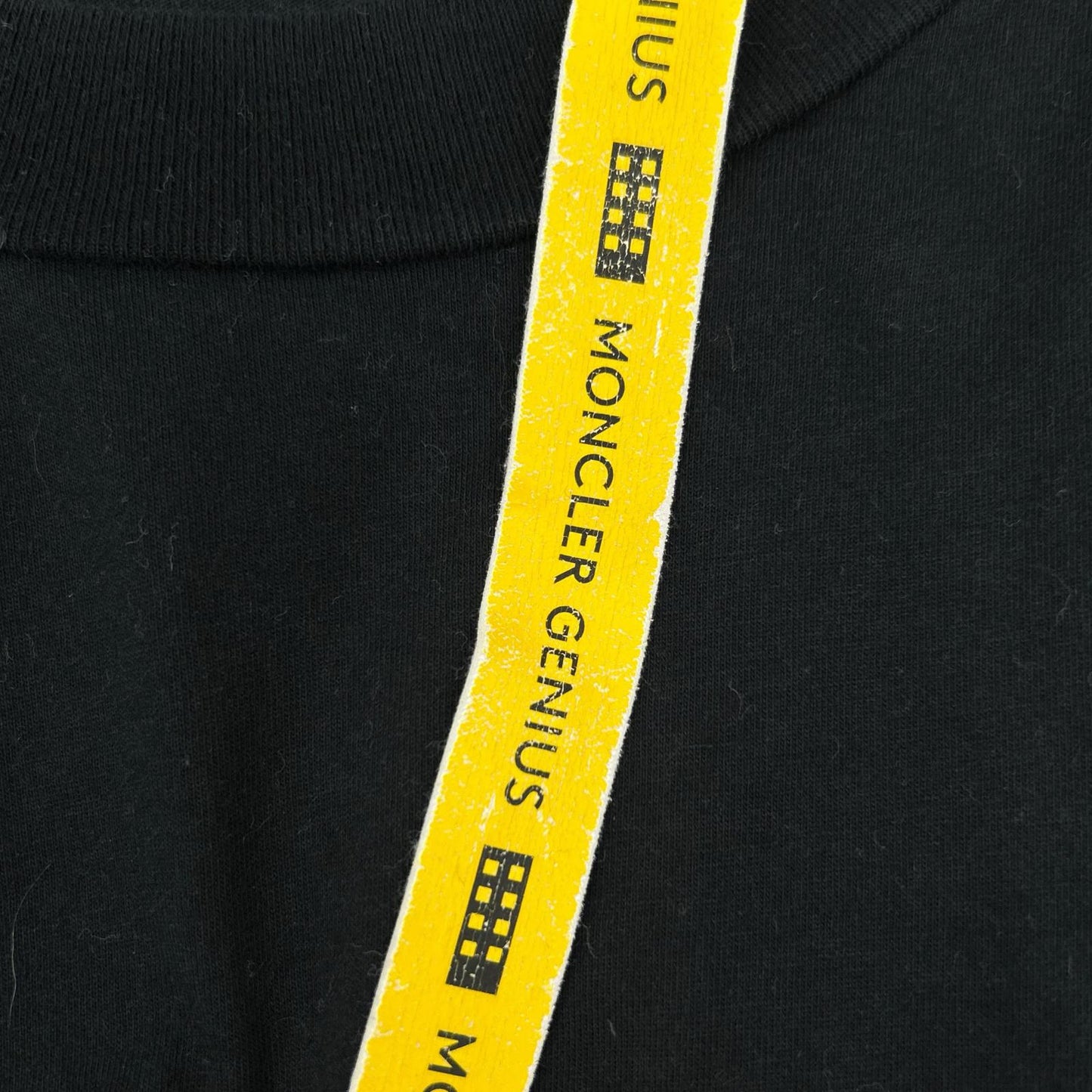 MONCLER モンクレール ジーニアス×アディダス 22年 ブラック 切り替えTシャツ トップス