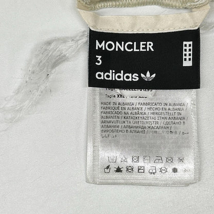 MONCLER モンクレール ジーニアス×アディダス 22年 ブラック 切り替えTシャツ トップス