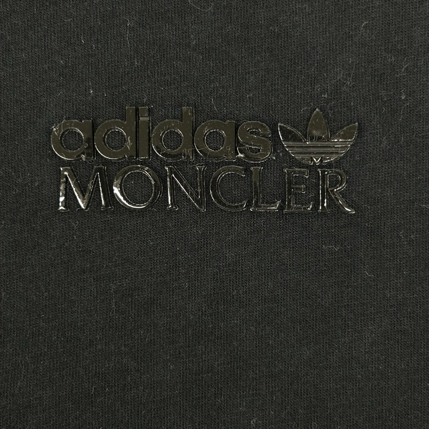 MONCLER モンクレール ジーニアス×アディダス 22年 ブラック 切り替えTシャツ トップス