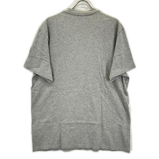MONCLER モンクレール 23年 グレー ピクセルロゴ Tシャツ トップス