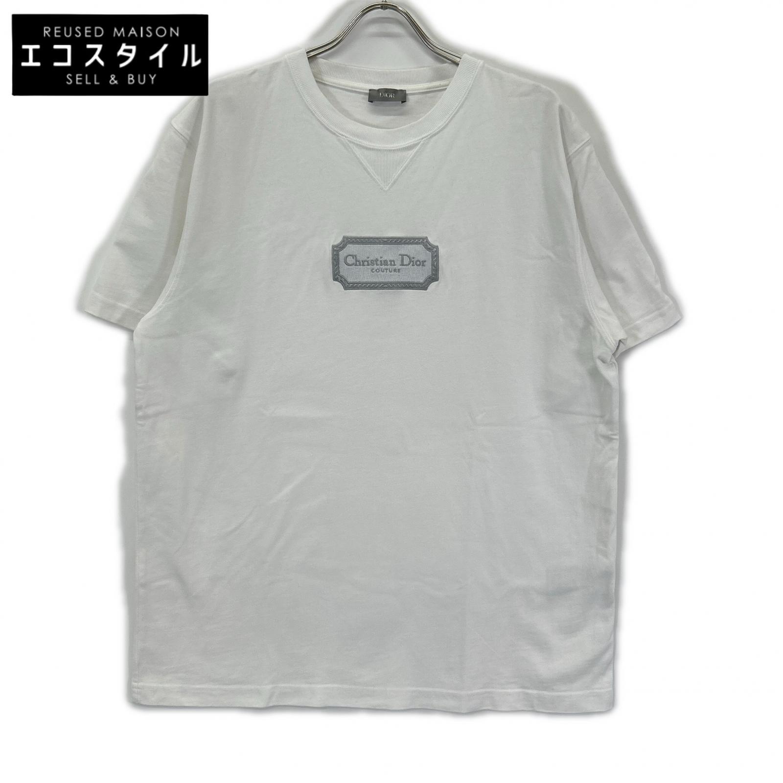 DIOR ディオール 343J696C0554 ホワイト Christian Dior Couture Tシャツ トップス