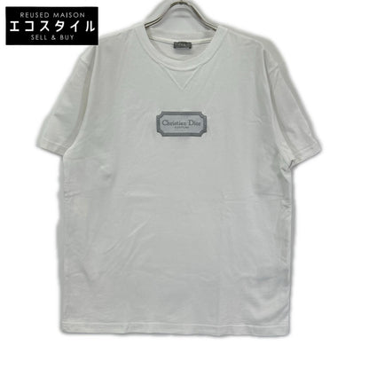 DIOR ディオール 343J696C0554 ホワイト Christian Dior Couture Tシャツ トップス