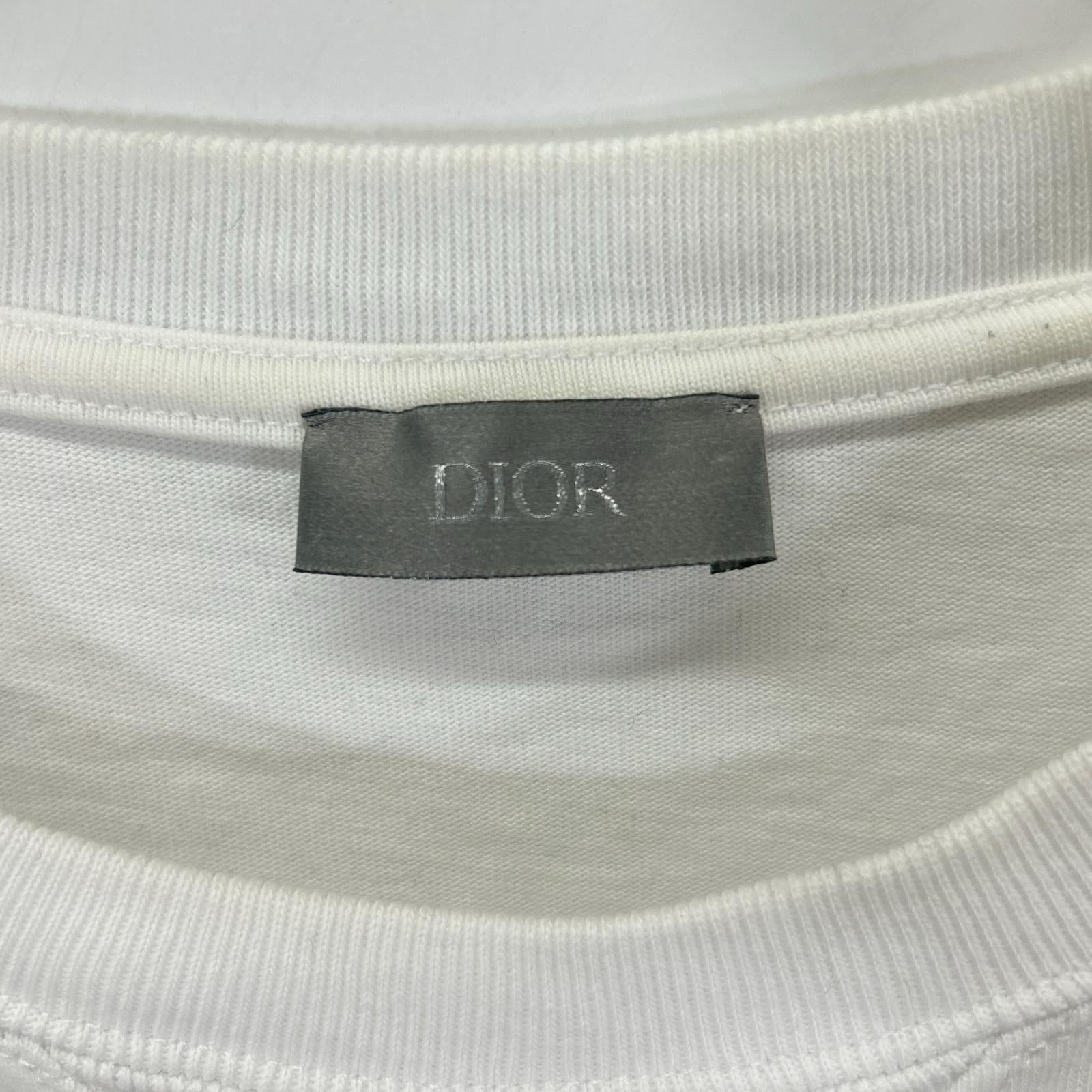 DIOR ディオール 343J696C0554 ホワイト Christian Dior Couture Tシャツ トップス