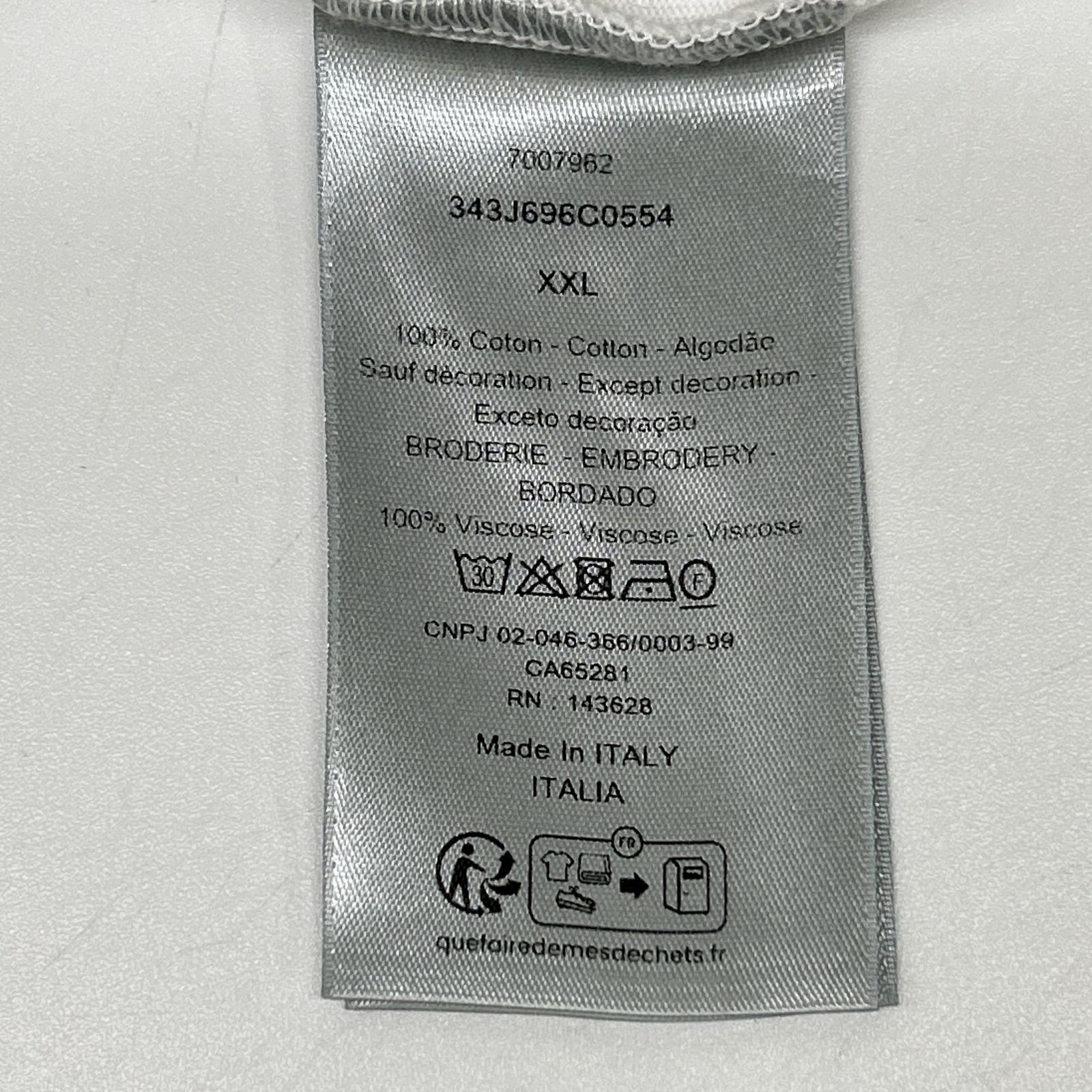 DIOR ディオール 343J696C0554 ホワイト Christian Dior Couture Tシャツ トップス
