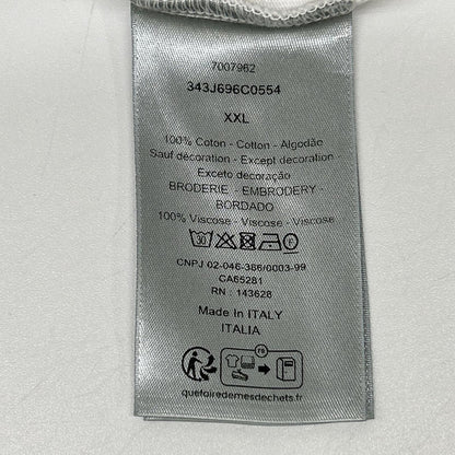 DIOR ディオール 343J696C0554 ホワイト Christian Dior Couture Tシャツ トップス