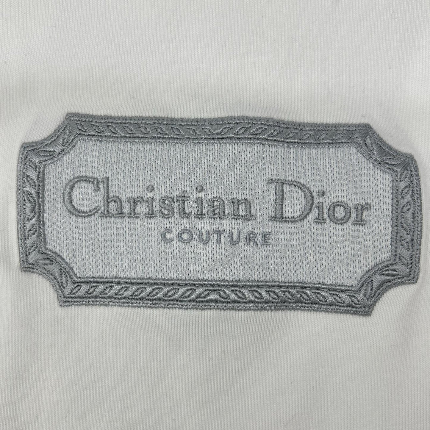 DIOR ディオール 343J696C0554 ホワイト Christian Dior Couture Tシャツ トップス