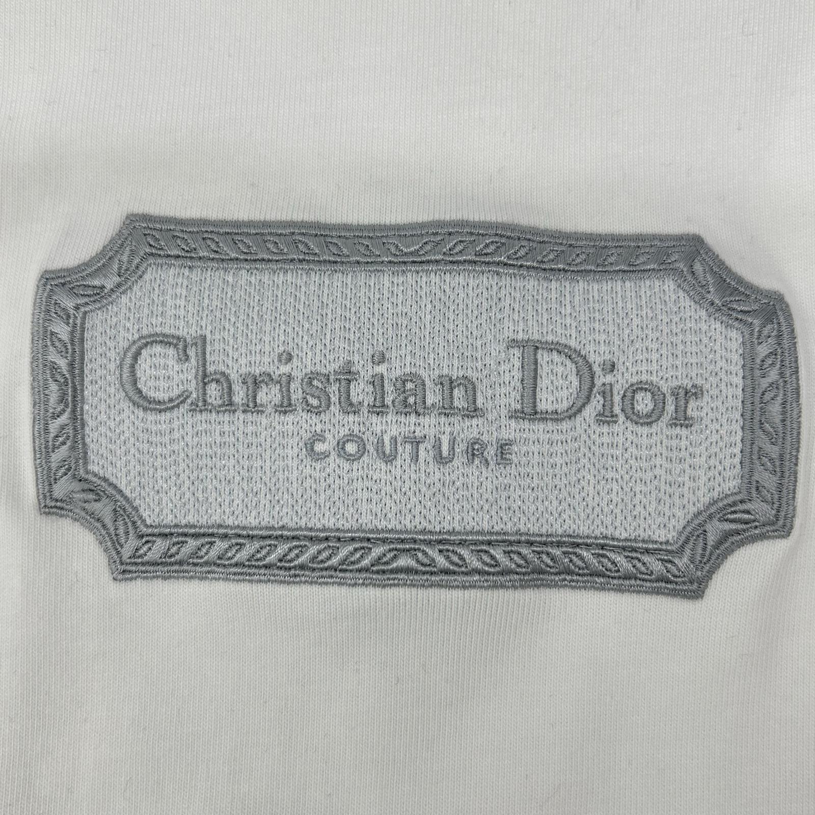 DIOR ディオール 343J696C0554 ホワイト Christian Dior Couture Tシャツ トップス