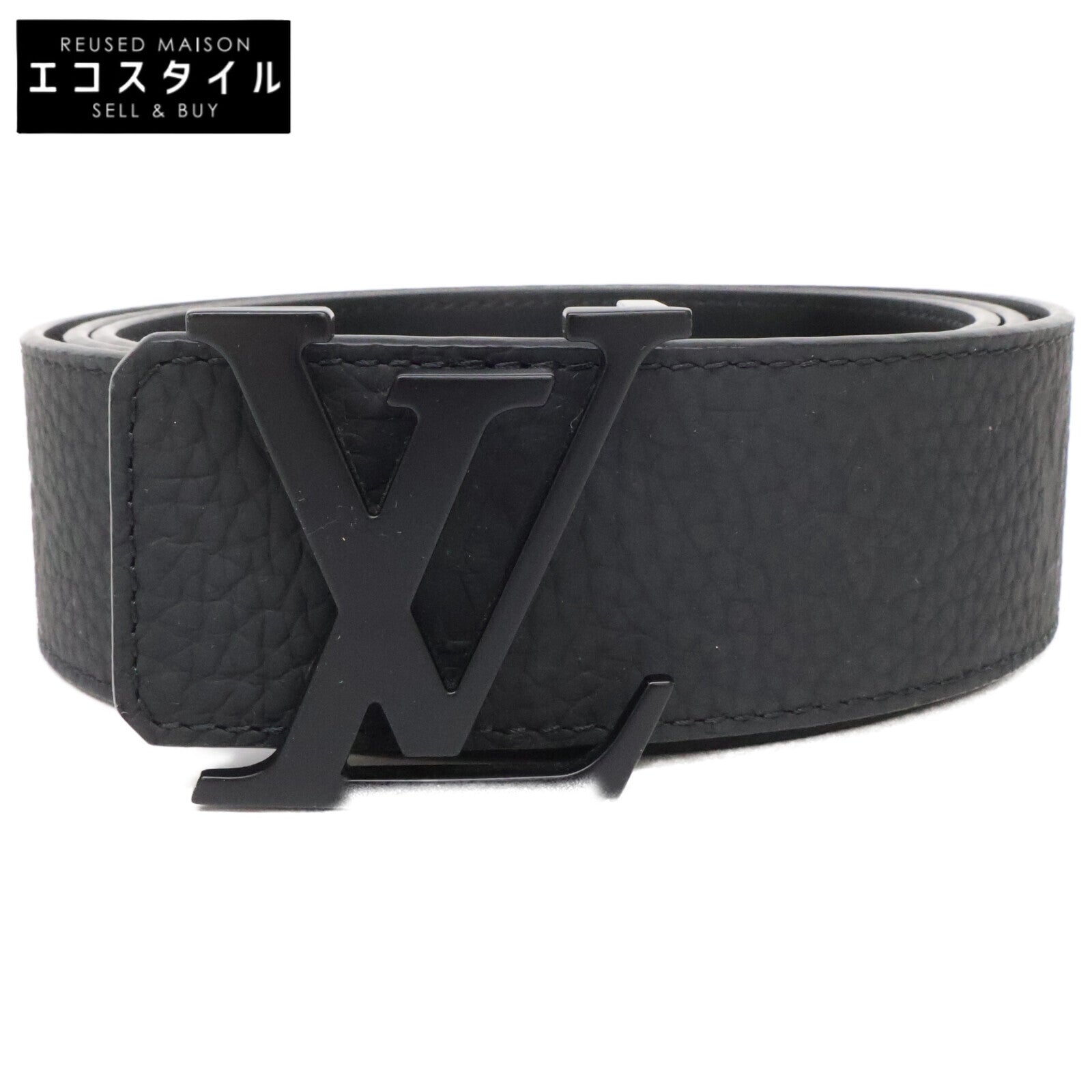 LOUIS VUITTON ルイヴィトン 【美品/23年製】M0424 LV ディメンション モノグラム ミッドナイト 40MM リバーシブル ベルト