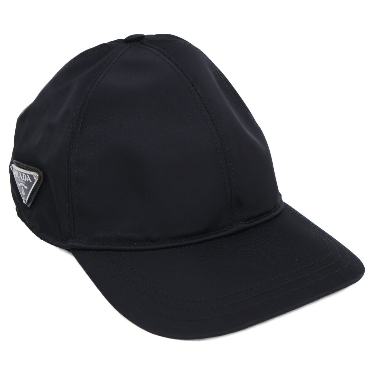 PRADA プラダ 2HC274 2DMI Re-Nylon トライアングルロゴ ナイロン ベースボールキャップ 帽子
