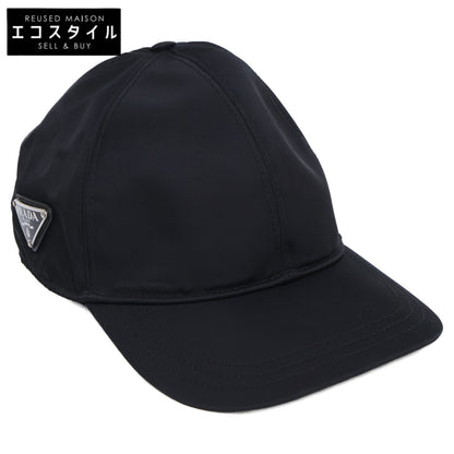 PRADA プラダ 2HC274 2DMI Re-Nylon トライアングルロゴ ナイロン ベースボールキャップ 帽子