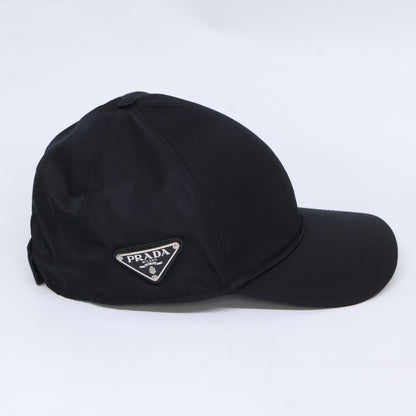 PRADA プラダ 2HC274 2DMI Re-Nylon トライアングルロゴ ナイロン ベースボールキャップ 帽子