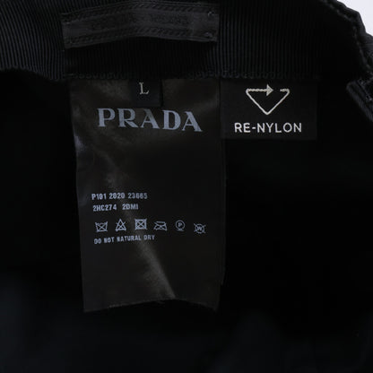 PRADA プラダ 2HC274 2DMI Re-Nylon トライアングルロゴ ナイロン ベースボールキャップ 帽子